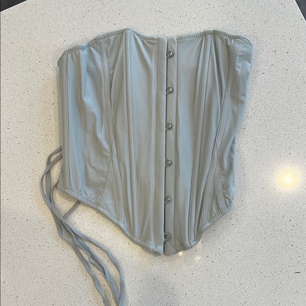 Urban Outfitters Gray Corset Top